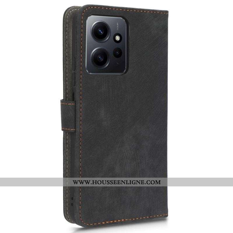 Housse Xiaomi Redmi Note 12 4G Vintage Coutures Apparentes