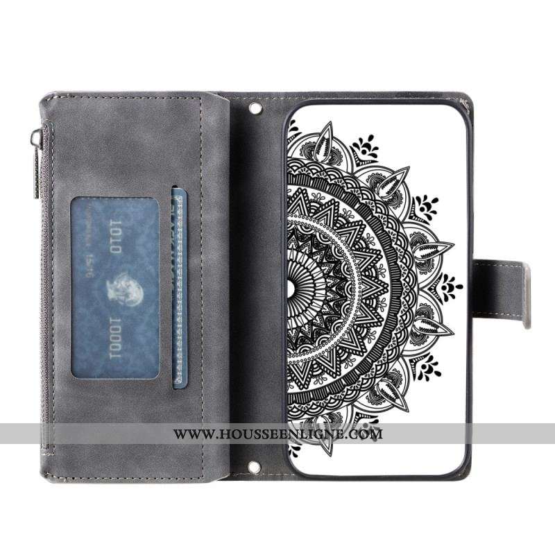 Housse Xiaomi Redmi Note 12 4G avec Porte-Monnaie Mandala