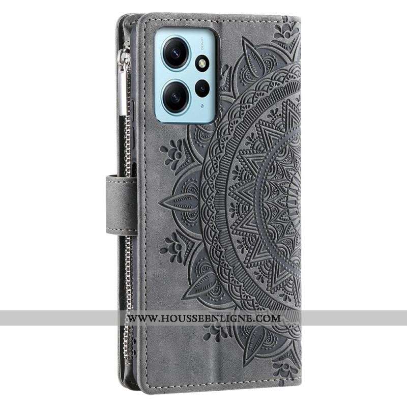 Housse Xiaomi Redmi Note 12 4G avec Porte-Monnaie Mandala