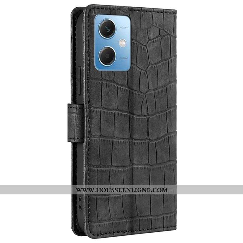 Housse Xiaomi Redmi Note 12/Poco X5 5G Crocodile