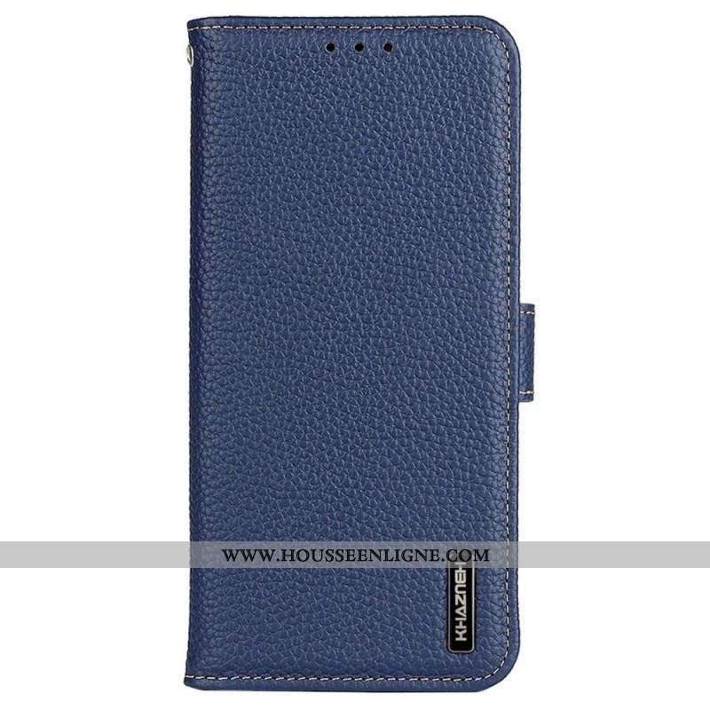 Housse Xiaomi Redmi Note 12/Poco X5 5G Cuir Litchi KHAZNEH