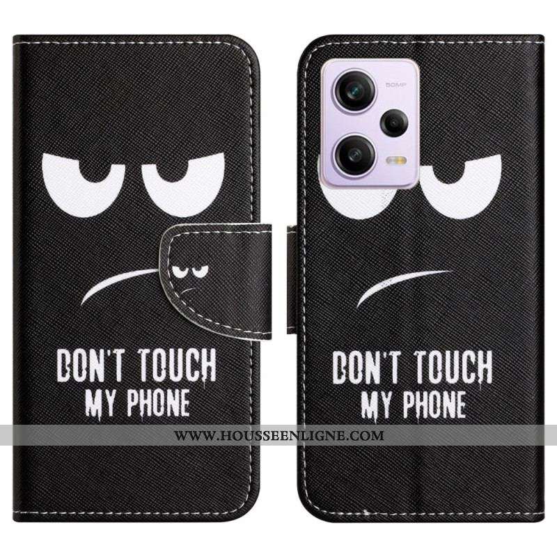 Housse Xiaomi Redmi Note 12/Poco X5 5G Don't Touch my Phone