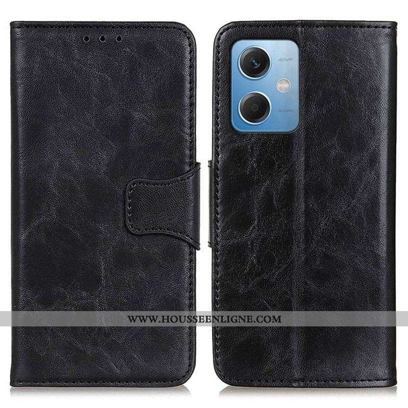 Housse Xiaomi Redmi Note 12/Poco X5 5G Fermoir Magnétique Réversible