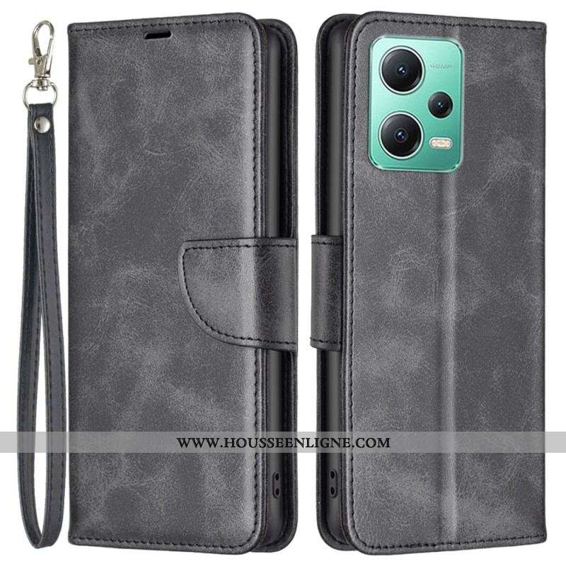 Housse Xiaomi Redmi Note 12/Poco X5 5G Fermoir Oblique
