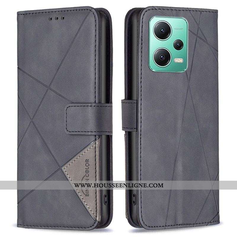 Housse Xiaomi Redmi Note 12/Poco X5 5G Losanges BINFEN COLOR