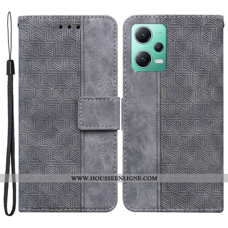 Housse Xiaomi Redmi Note 12/Poco X5 5G Motif à Lanière