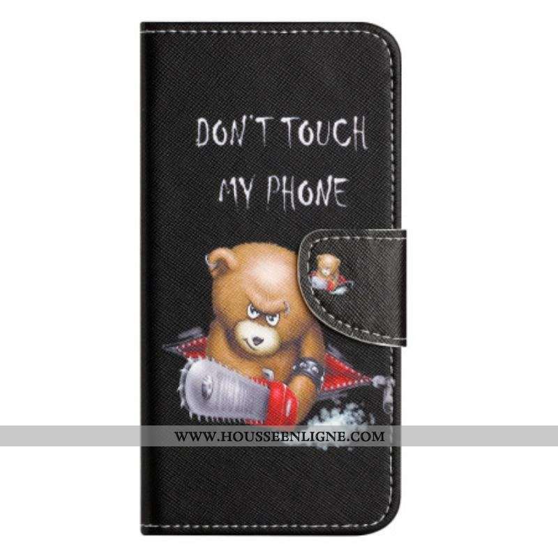 Housse Xiaomi Redmi Note 12/Poco X5 5G Ours Dangereux à Lanière