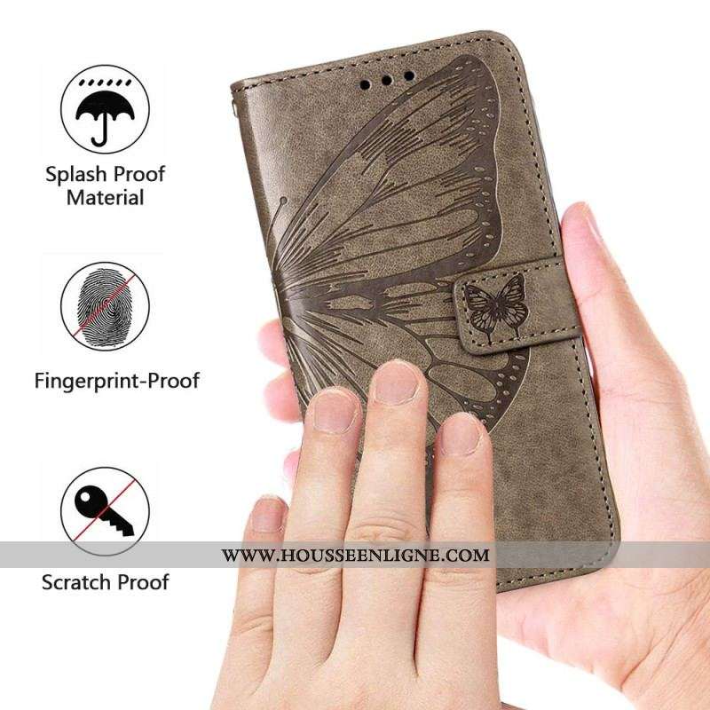 Housse Xiaomi Redmi Note 12/Poco X5 5G Papillon Floral