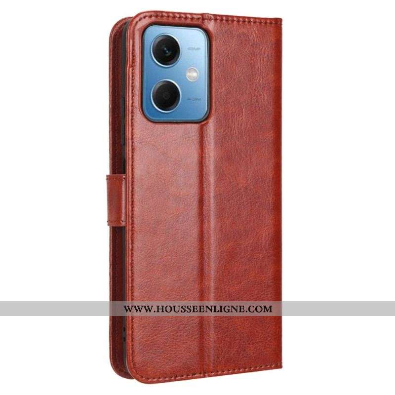 Housse Xiaomi Redmi Note 12/Poco X5 5G Simili Cuir Flashy