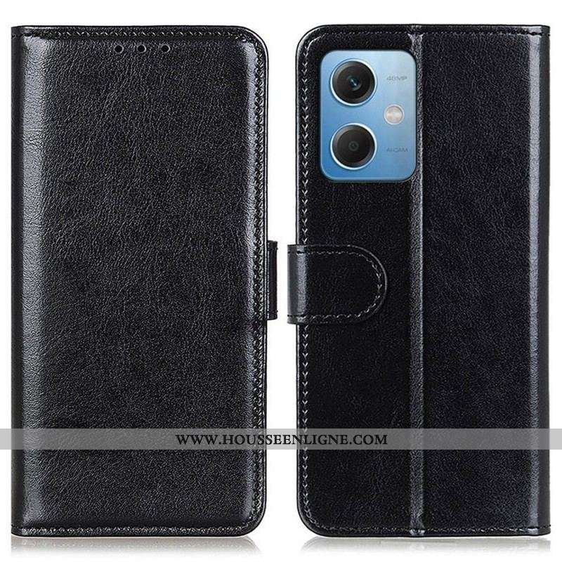 Housse Xiaomi Redmi Note 12/Poco X5 5G Simili Cuir Verni