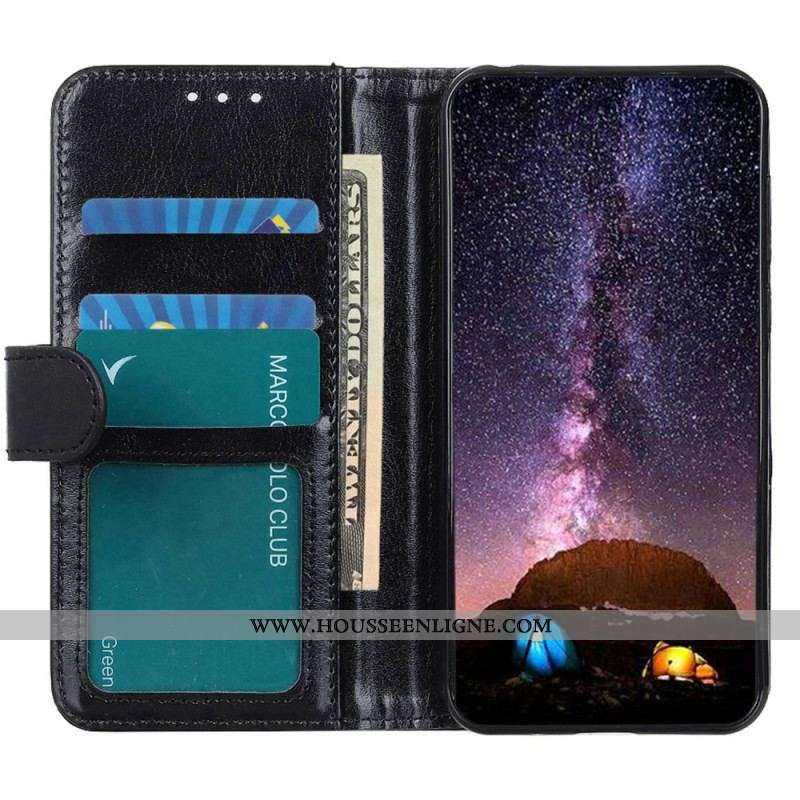 Housse Xiaomi Redmi Note 12/Poco X5 5G Simili Cuir Verni
