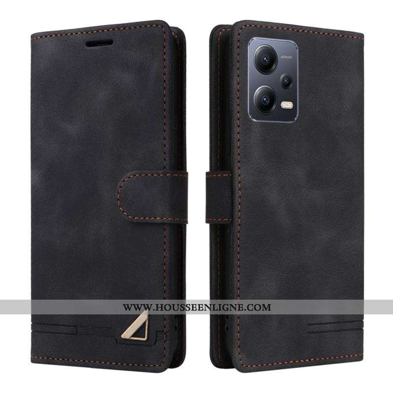 Housse Xiaomi Redmi Note 12/Poco X5 5G Style Cuir