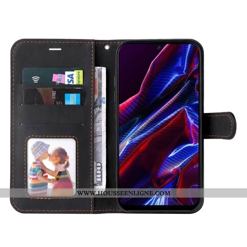 Housse Xiaomi Redmi Note 12/Poco X5 5G Tricolore à Lanière