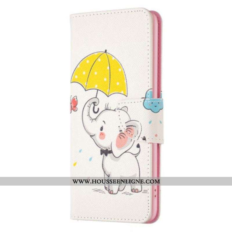 Housse Xiaomi Redmi Note 12/Poco X5 5G Éléphant sous la Pluie