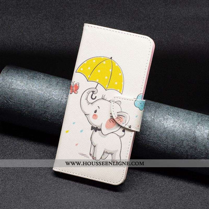 Housse Xiaomi Redmi Note 12/Poco X5 5G Éléphant sous la Pluie