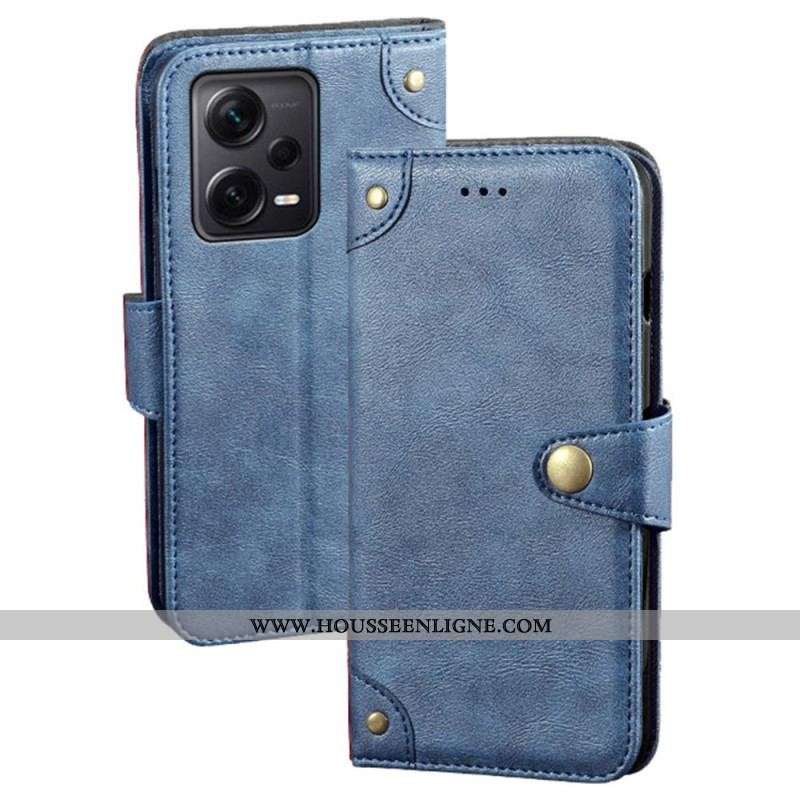 Housse Xiaomi Redmi Note 12 Pro Plus Bouton Magnétique