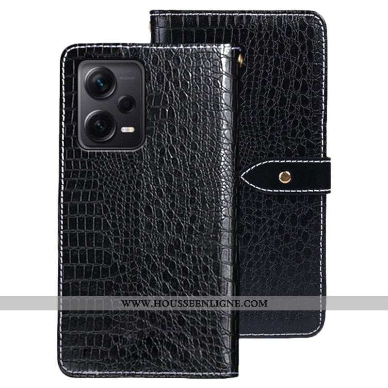Housse Xiaomi Redmi Note 12 Pro Plus Crocodile IDEWEI