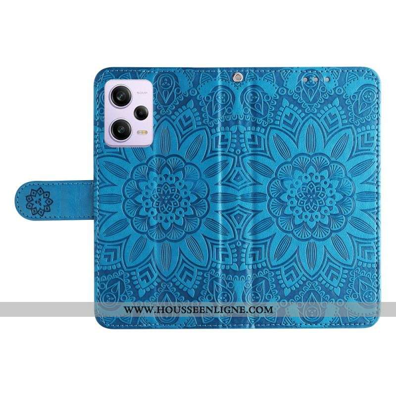 Housse Xiaomi Redmi Note 12 Pro Plus Déco Mandala à Lanière