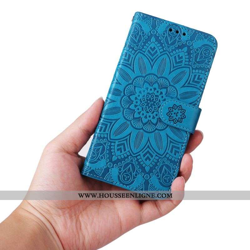 Housse Xiaomi Redmi Note 12 Pro Plus Déco Mandala à Lanière