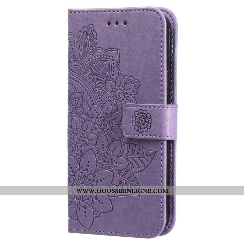 Housse Xiaomi Redmi Note 12 Pro Plus Fleur Mandala à Lanière