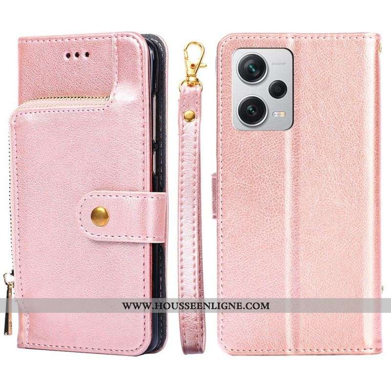 Housse Xiaomi Redmi Note 12 Pro Plus Porte-Monnaie Zippé