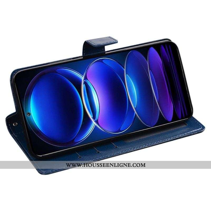 Housse Xiaomi Redmi Note 12 Pro Plus Simili Cuir IDEWEI
