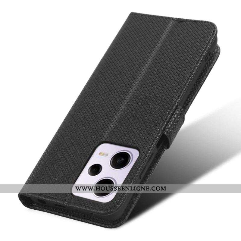 Housse Xiaomi Redmi Note 12 Pro Plus Simili Cuir Stylé à Lanière