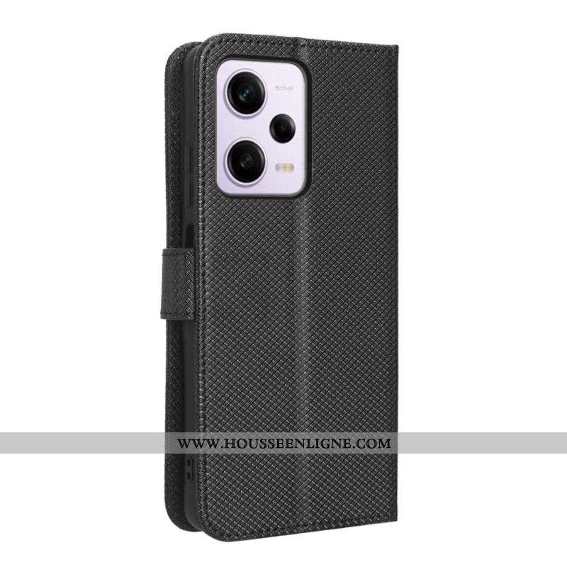 Housse Xiaomi Redmi Note 12 Pro Plus Simili Cuir Stylé à Lanière