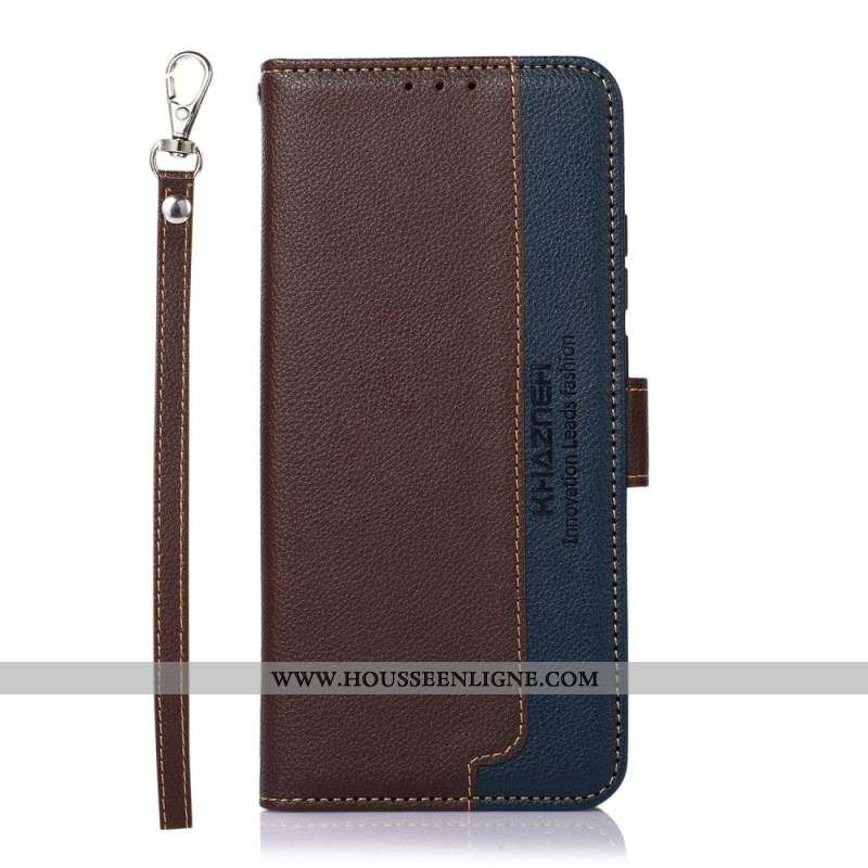 Housse Xiaomi Redmi Note 12 Pro Plus Style Litchi RFID KHAZNEH