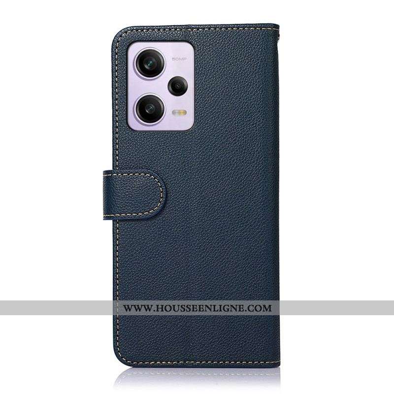 Housse Xiaomi Redmi Note 12 Pro Plus Style Litchi RFID KHAZNEH