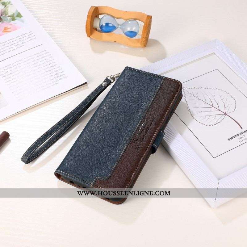 Housse Xiaomi Redmi Note 12 Pro Plus Style Litchi RFID KHAZNEH