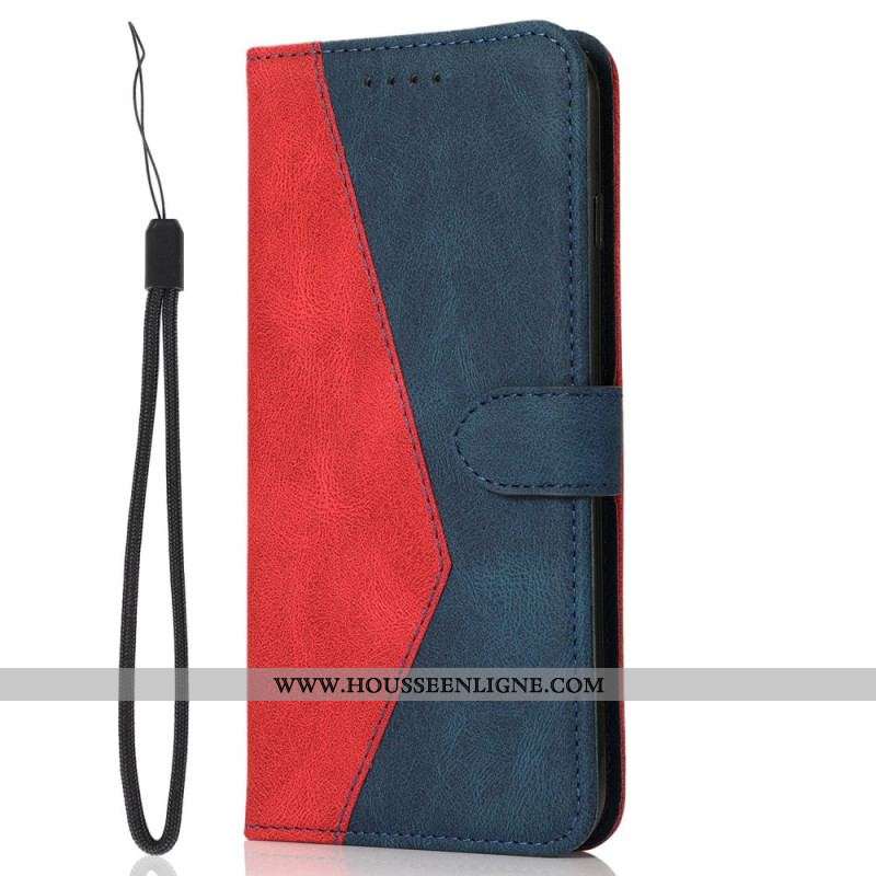 Housse Xiaomi Redmi Note 12 Pro/Poco X5 Pro 5G Bicolore à Lanière