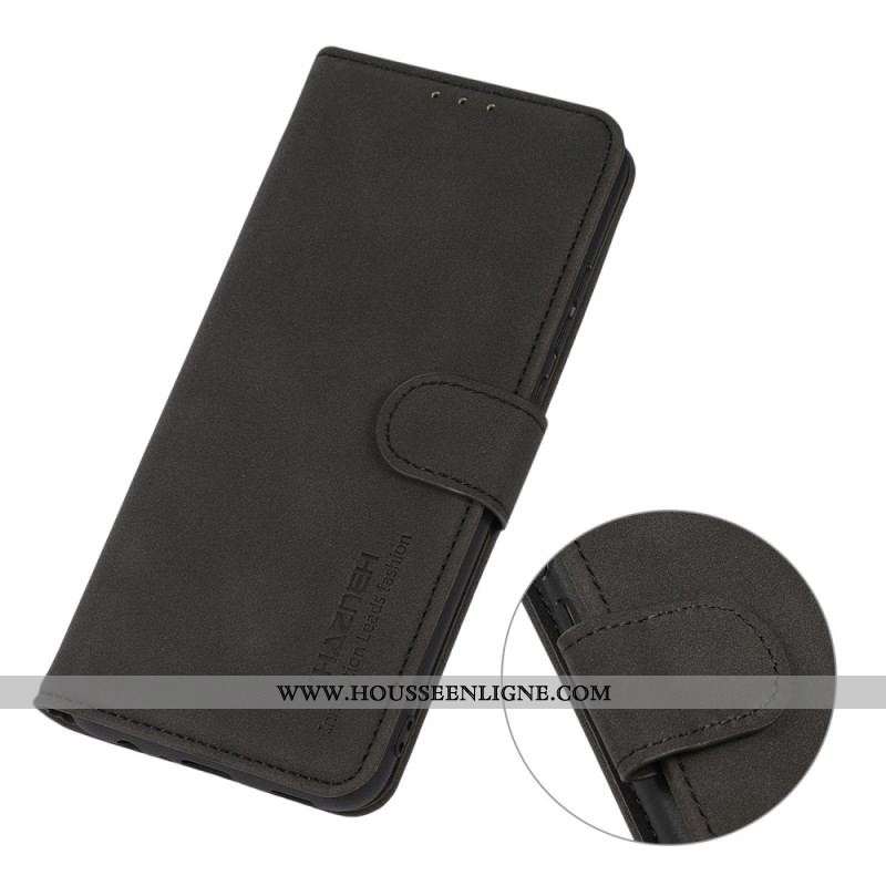 Housse Xiaomi Redmi Note 12 Pro/Poco X5 Pro 5G Effet Cuir Fashion KHAZNEH