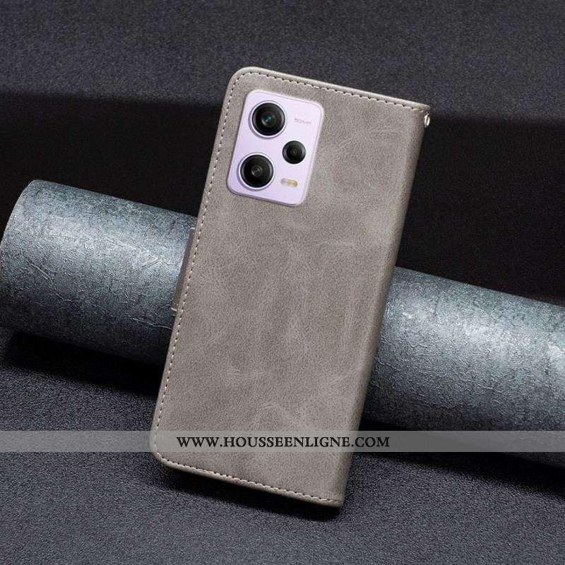 Housse Xiaomi Redmi Note 12 Pro/Poco X5 Pro 5G Fermoir Oblique