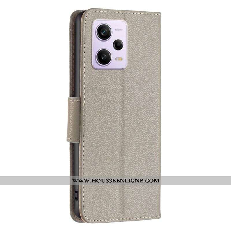 Housse Xiaomi Redmi Note 12 Pro/Poco X5 Pro 5G Fermoir Oblique à Lanière