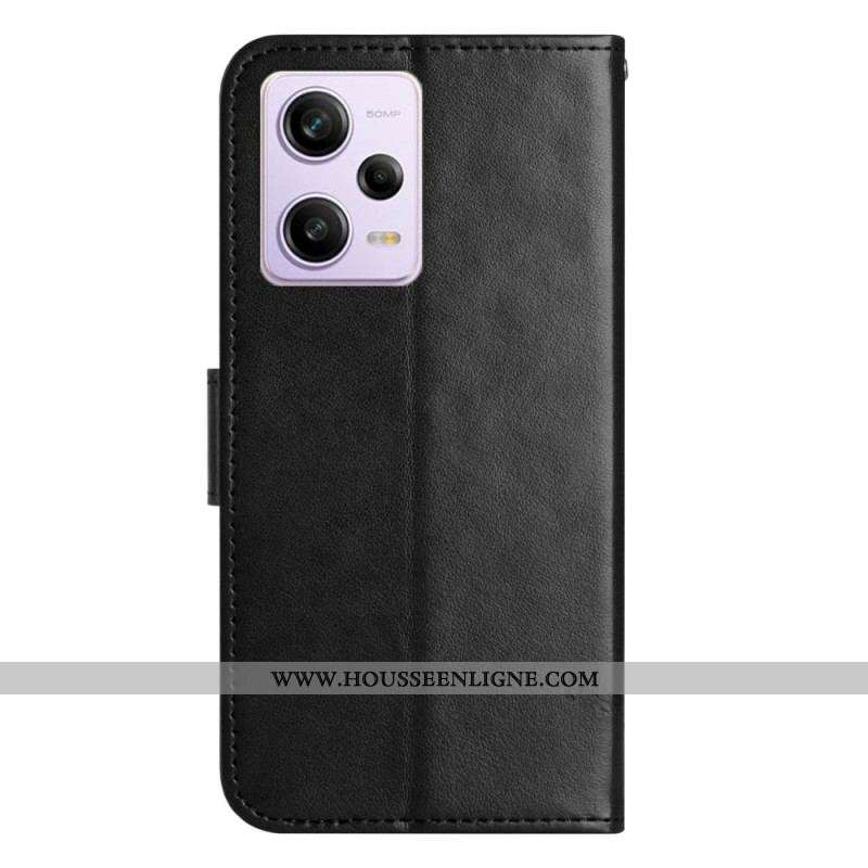 Housse Xiaomi Redmi Note 12 Pro/Poco X5 Pro 5G Florale à Lanière
