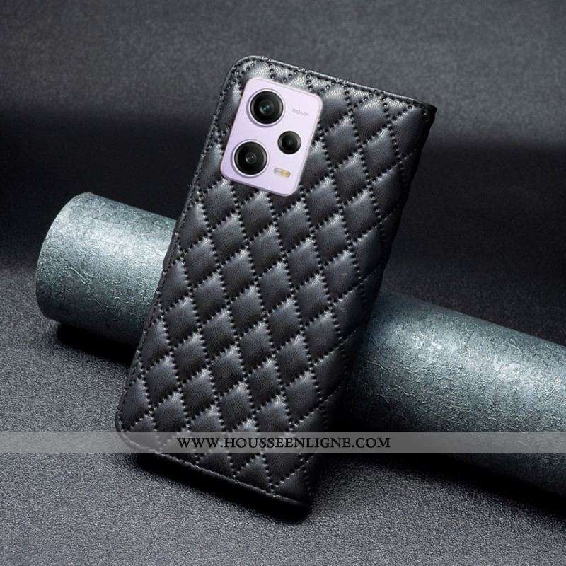 Housse Xiaomi Redmi Note 12 Pro/Poco X5 Pro 5G Matelassée BINFEN COLOR