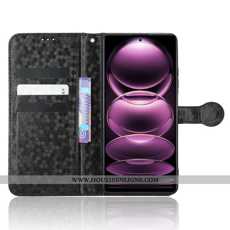 Housse Xiaomi Redmi Note 12 Pro/Poco X5 Pro 5G Motif 3D à Lanière