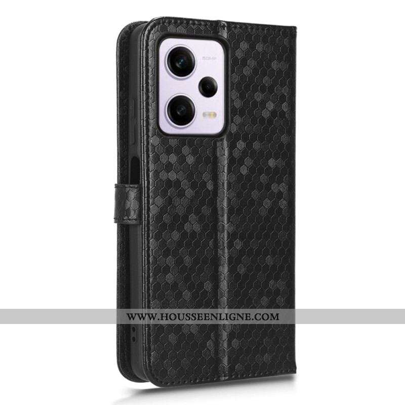 Housse Xiaomi Redmi Note 12 Pro/Poco X5 Pro 5G Motif 3D à Lanière