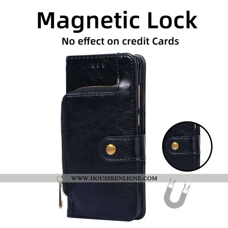 Housse Xiaomi Redmi Note 12 Pro/Poco X5 Pro 5G Porte-Monnaie Zippé