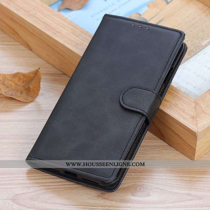 Housse Xiaomi Redmi Note 12 Pro/Poco X5 Pro 5G Simili Cuir Mat