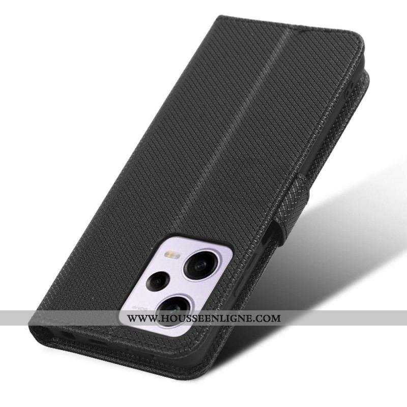 Housse Xiaomi Redmi Note 12 Pro/Poco X5 Pro 5G Simili Cuir Stylé à Lanière