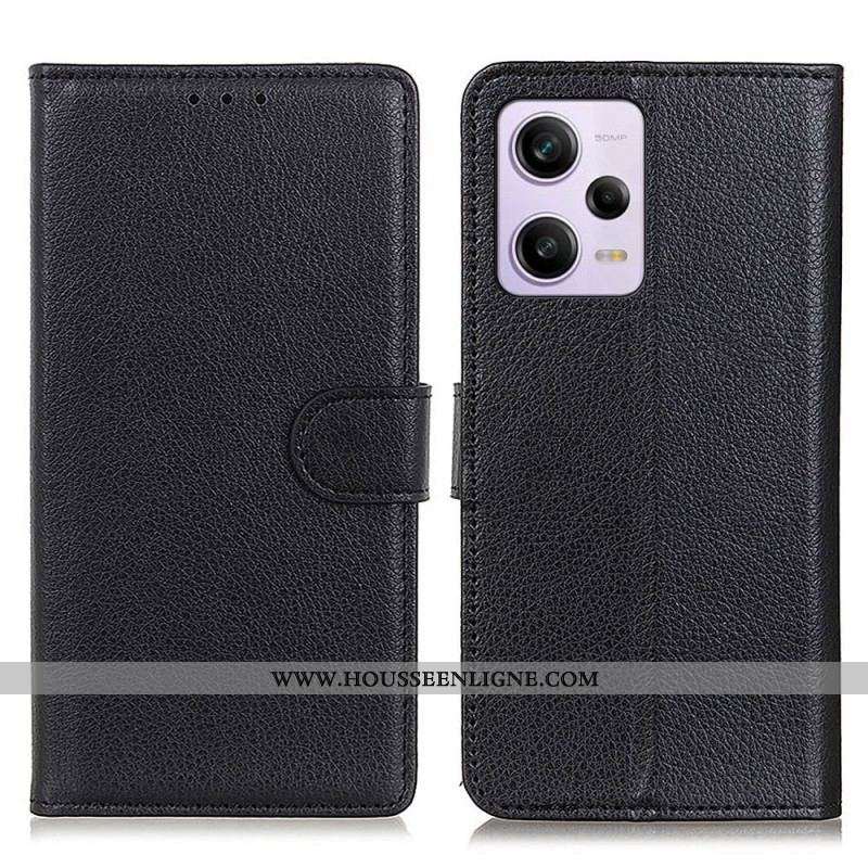Housse Xiaomi Redmi Note 12 Pro/Poco X5 Pro 5G Simili Cuir Traditionnel