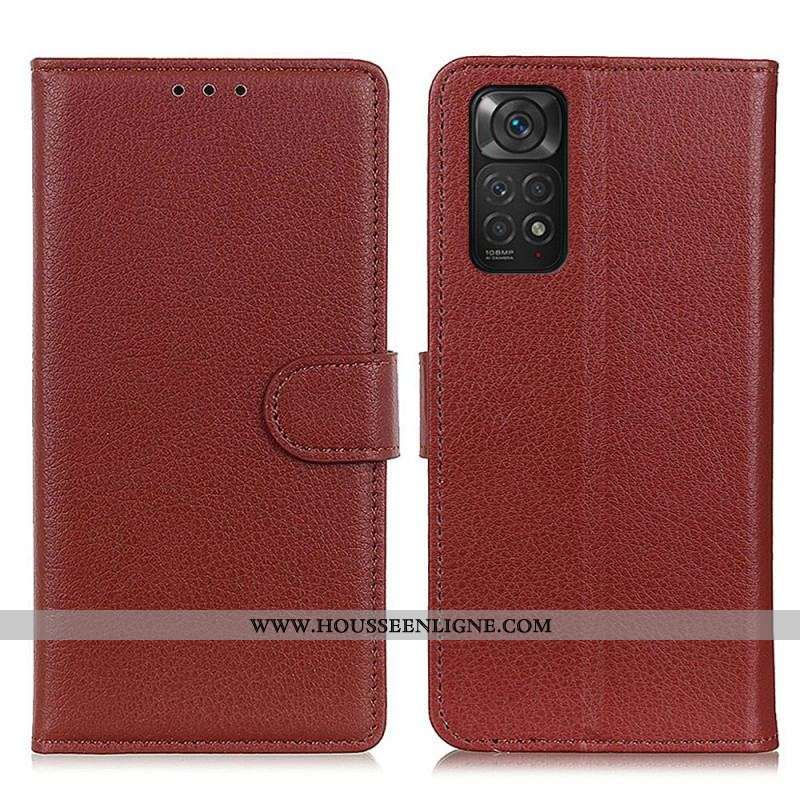 Housse Xiaomi Redmi note 11 / 11s Traditionnellement Litchi