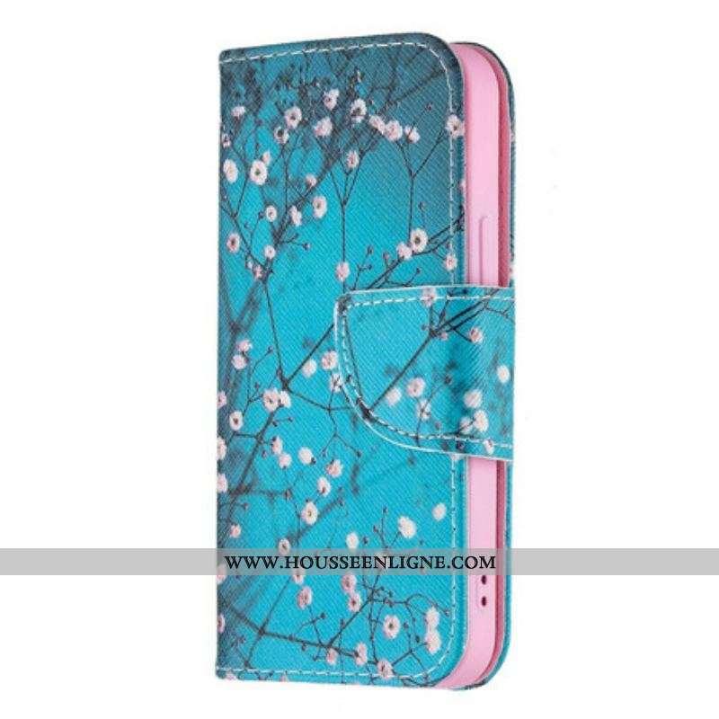 Housse iPhone 13 MIni Brancche Fleurie