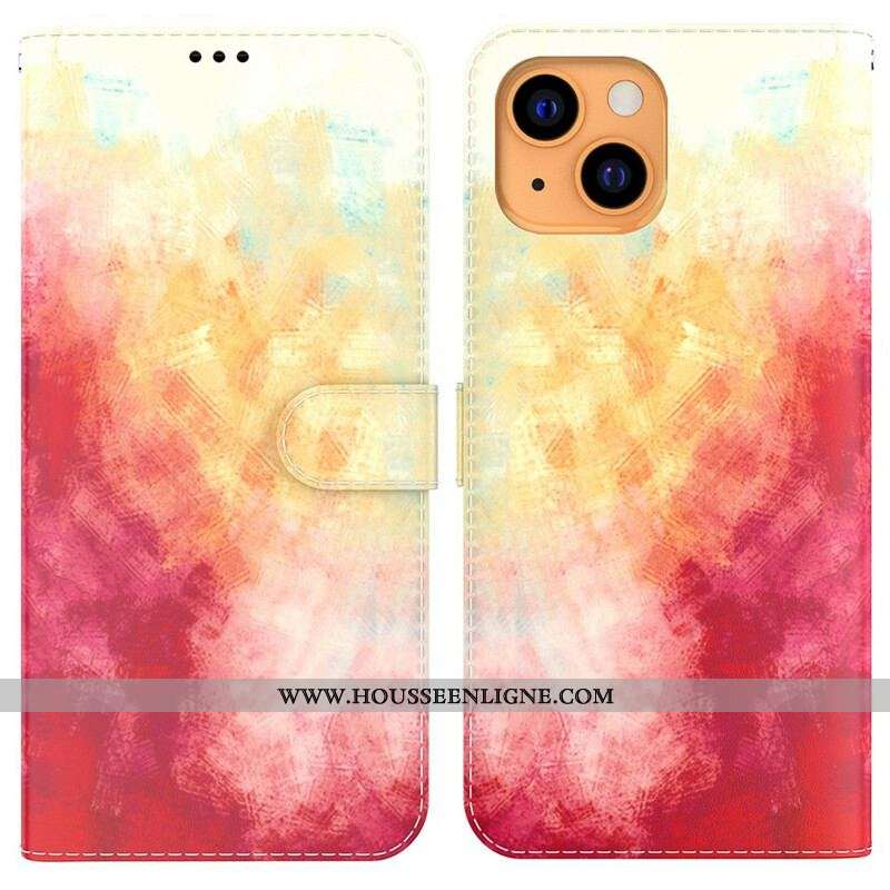 Housse iPhone 13 Mini Aquarelle