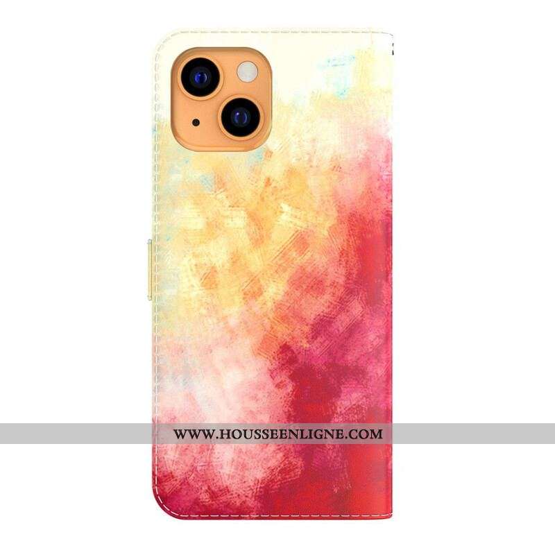 Housse iPhone 13 Mini Aquarelle