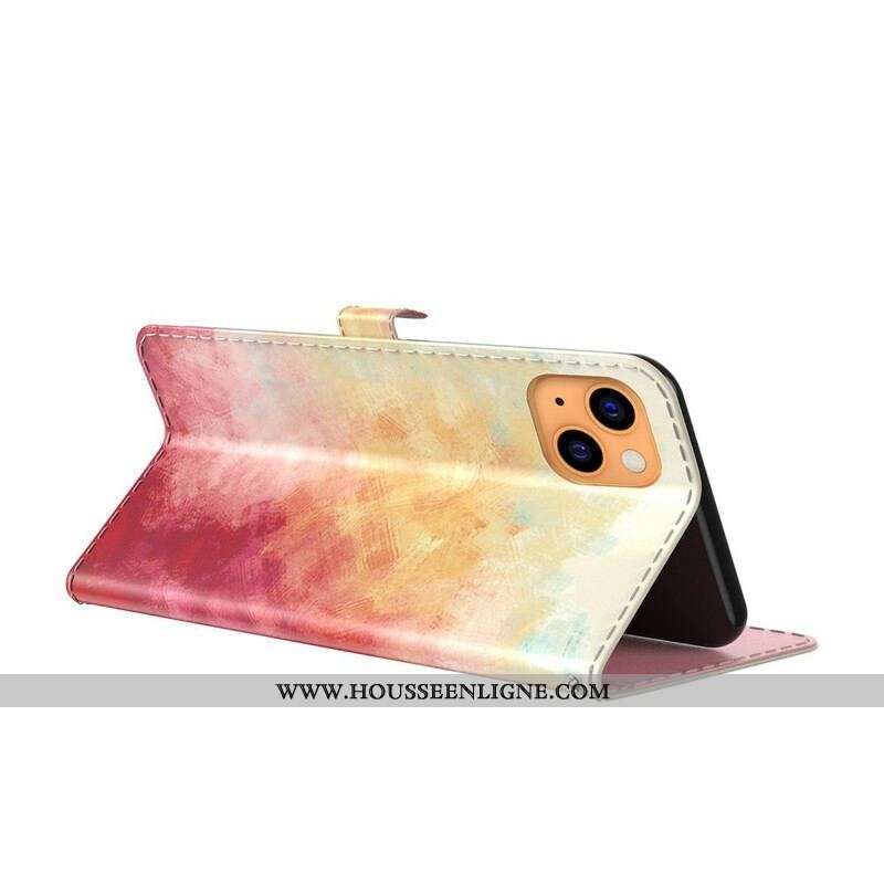 Housse iPhone 13 Mini Aquarelle