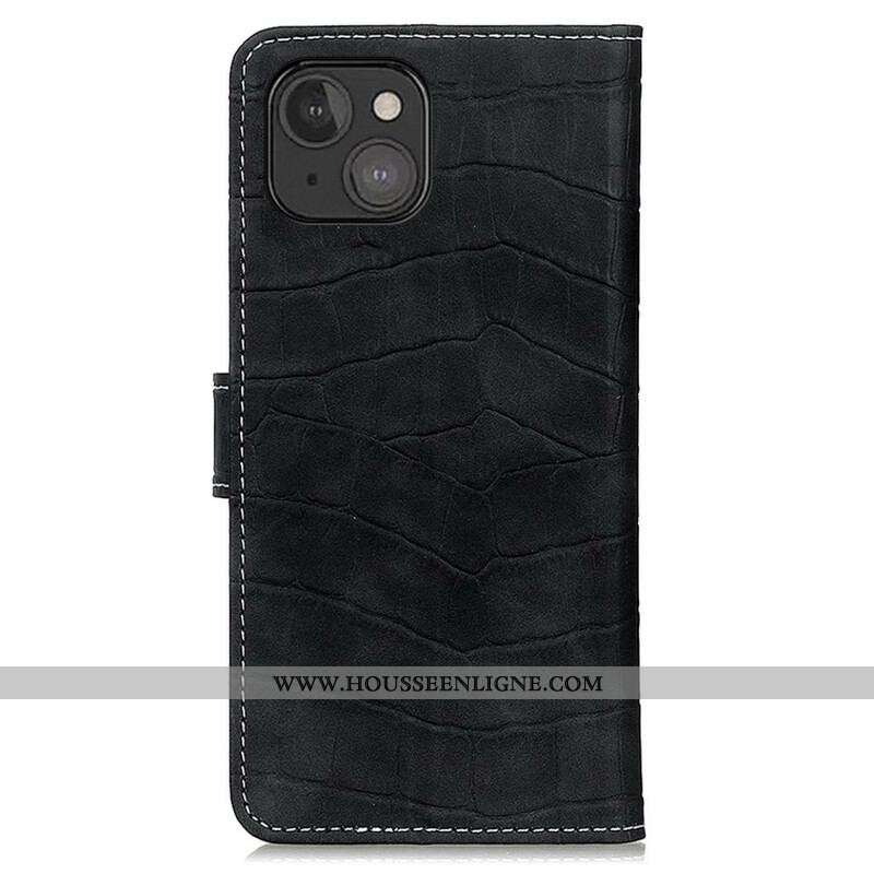 Housse iPhone 13 Mini Crocodile Power