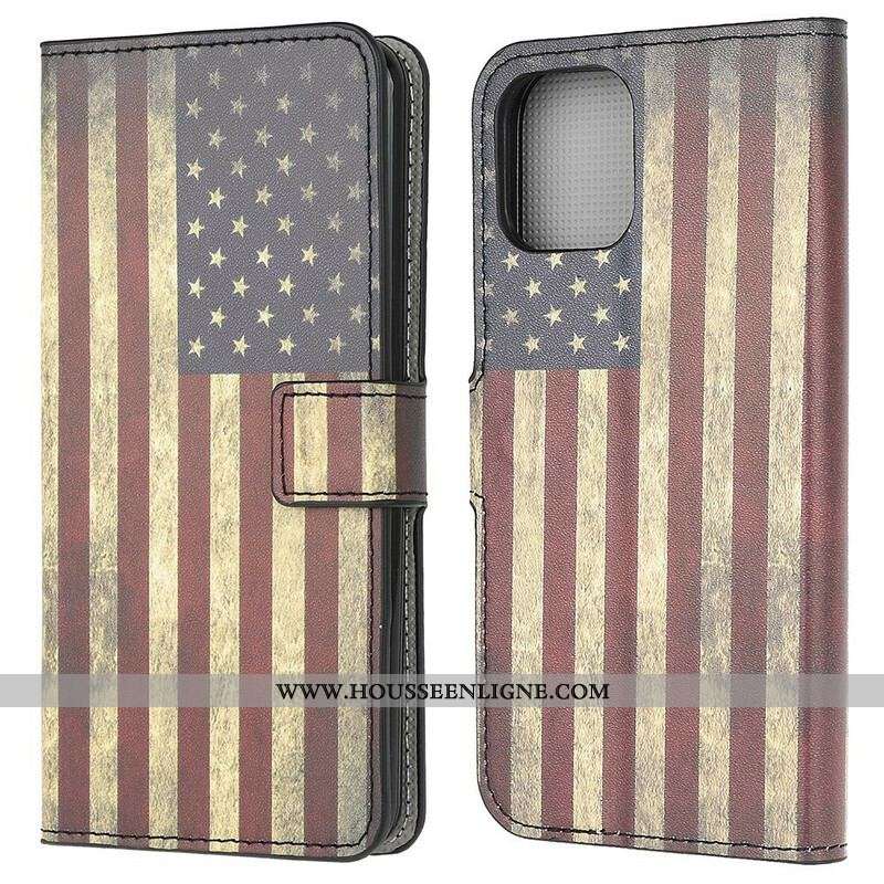 Housse iPhone 13 Mini Drapeau USA